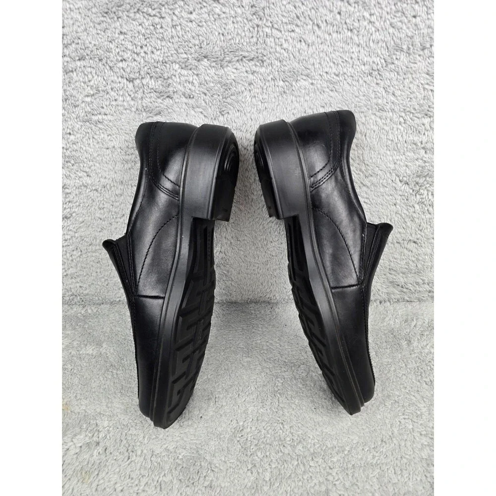 ​ECCO Helsinki 2 Mens Black Leather Slip On Dress Loafers Shoes Size 42 / 8-8.5